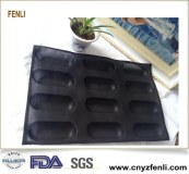 16 rolls silicone bread form with fiberglass inside long uselife