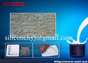 Silicone rubber for concrete molds