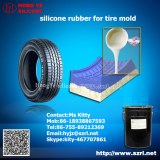 Silicone rubber for tire mold making