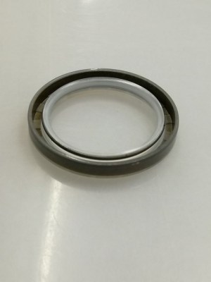 Double lips with spring silicone covered shaft oil seals for food industry equipment