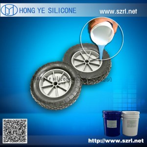 Silicone rubber for tire mold making