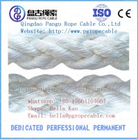 High quality Polypropylene 8-strand braided mooring ropes marine supply