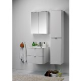 European modern french antique bathroom vanity cabinet furniture with side cabinet