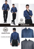 Anilutum Brand Slim Solid Color Long-sleeved Shirt V211141