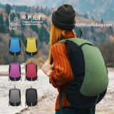 Custom design, logo RPET backpack, travel bag,wash bag in China