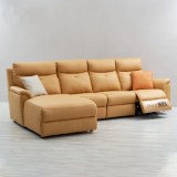 Space Capsule Wash-Free Technology Cloth Chaise Longue Combination Sofa Living Room The...