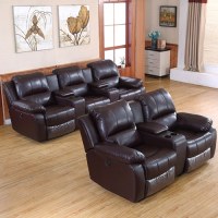 Cinema Sofa Space Capsule Multifunctional Private Home Theater Leather Combination Sofa...