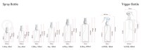 Beautiful Cosmetic Bottle Spray Packing 100ml PET Clear Perfume Bottle Pump Spray Bottl...