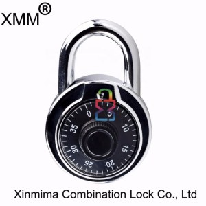 Standard combination padlock with hardened steel shackle xmm-8056