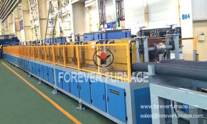 Rolling steel heating furnace