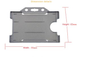 SW-410 Hard plastic card holder