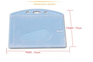 SW-417 Hard plastic card holder