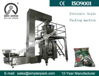 Pillow Bag Chips Packaging Machine with 10 Head Weighs