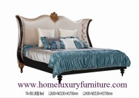 King Beds classic bed royal luxury bed solid wood bed supplier Italy style TA-001