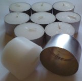 White Unscented Tea Light Candles9hour Long Burning Hour