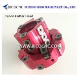 Adjustable CNC Tenoning Cutterhead Tenon Cutter Heads with Indexable Inserts