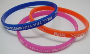 Thin Silicone Wristbands