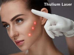 Skin Rejuvenation With Face Beauty Thulium Laser