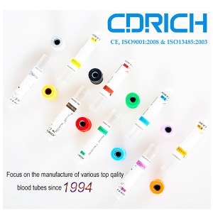 CDRICH Evacuated Blood Collection Tube