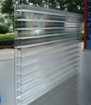 Triple wall polycarbonate hollow sheet/Polycarbonate roof sheet
