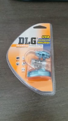 DLG pocket charge pour piles portatif avec port usb