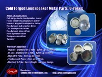Neodymium U YOKE pot yoke Speakers part made in Taiwan