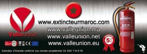 EXTINCTEURS MARQUE VALLEUNION MAROC