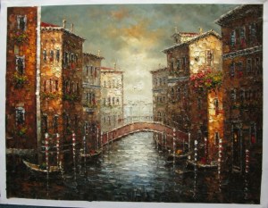 Venice oil painting