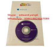 Windows 10 pro Win 10 Professional License Key Code Coa Sticker& DVD& Sealed Packing Box