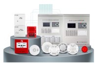 Wireless fire alarm system fire security controlling