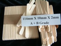 Selling birch wood ice cream sticks