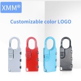 XMM Mini Padlock Zinc Alloy Travel Suitcase Combination Locks XMM-8001