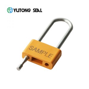 Tamper proof disposable security padlock seals
