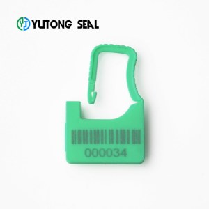 Colorful self locking custom printed plastic padlock seal