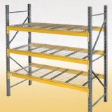Medium duty steel panel shelving