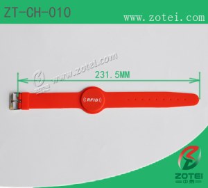 Watch Tightener RFID Silicone Wristband (watch band clasps, Product model:ZT-CH-010)