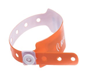 RFID one-time PVC wristband tag(ZT-CH-PVC01)