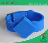 RFID square silicone wristband tag (watch band clasps, Product model: ZT-CH-WF01)